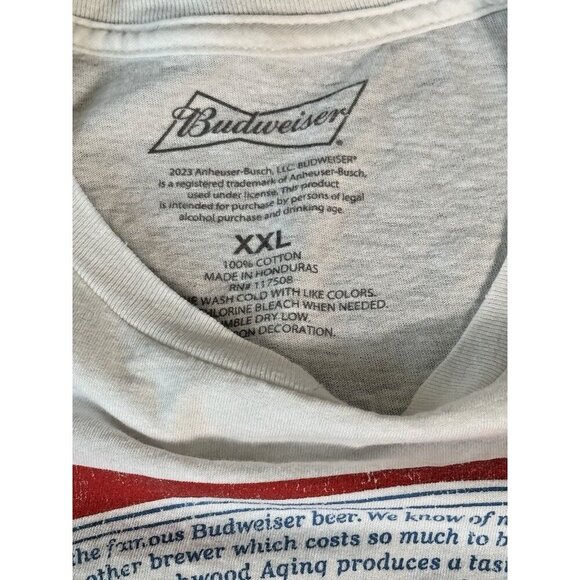 Budweiser Short Sleeve Graphic Tshirt Mens XXL - Picture 3 of 6